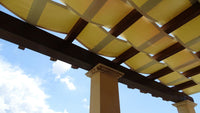 Una pergola en una terraza