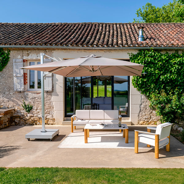 Base con ruedas Grécale para sombrilla excentrica