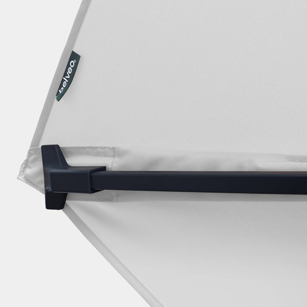 Sombrilla excentrica antiviento Mistral 3x4m - Estructura gris antracita