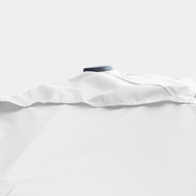 Sombrilla excentrica antiviento Mistral 3x4m - Estructura gris antracita