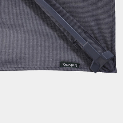 Sombrilla antiviento Aura 3x3m - Estructura gris antracita