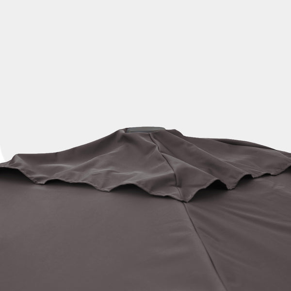 Sombrilla antiviento Aura 3x3m - Estructura gris antracita