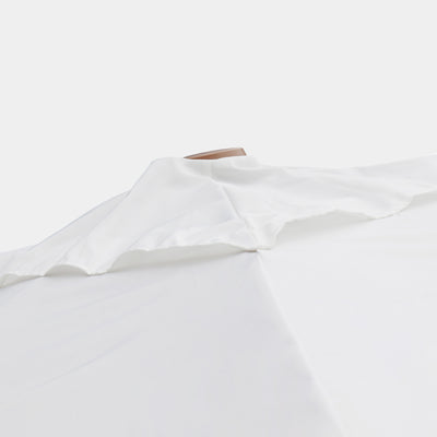 Sombrilla excentrica antiviento Mistral 3x3m - Estructura efecto madera