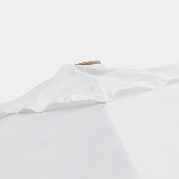 Sombrilla excentrica antiviento Mistral 3x3m - Estructura efecto madera