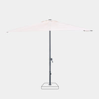 Sombrilla antiviento Aura 3x2m - Estructura gris antracita