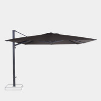 Sombrilla excentrica antiviento Mistral 3x3m - Estructura gris antracita