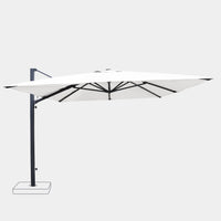 Sombrilla excentrica antiviento Mistral 3x4m - Estructura gris antracita