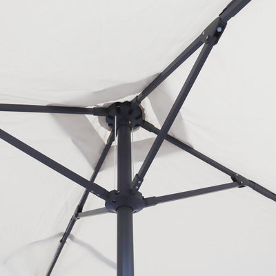 Sombrilla antiviento Aura 2x2m - Estructura gris antracita