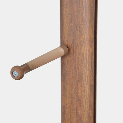 Sombrilla excentrica antiviento Mistral 3x4m - Estructura efecto madera