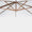 Sombrilla excentrica antiviento Mistral 3x3m - Estructura efecto madera