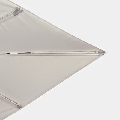 Sombrilla excentrica antiviento Mistral 3x4m - Estructura gris claro