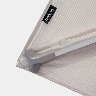 Sombrilla excentrica antiviento Mistral 3x4m - Estructura gris claro