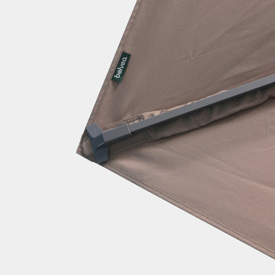 Sombrilla excentrica antiviento Mistral 3x4m - Estructura gris antracita