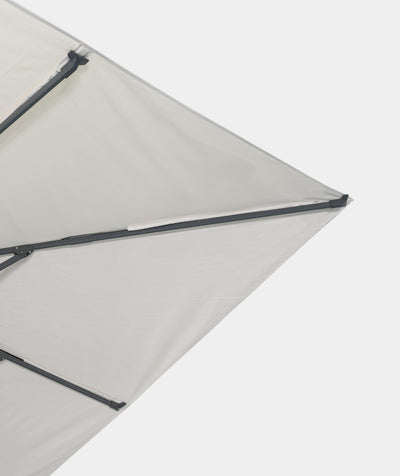 Sombrilla excentrica antiviento Mistral 3x4m - Estructura gris antracita