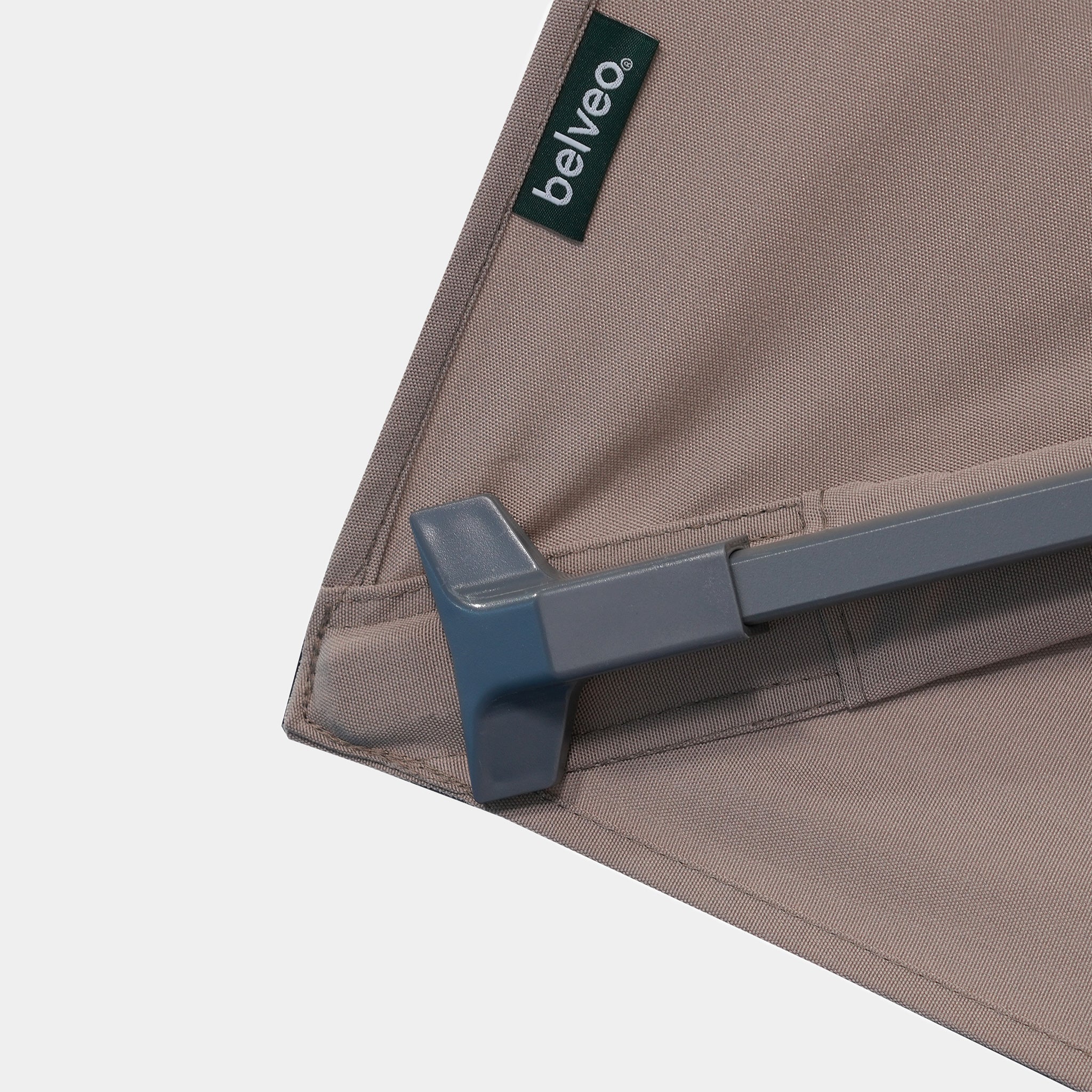Sombrilla excentrica antiviento Mistral 3x4m - Estructura gris antracita