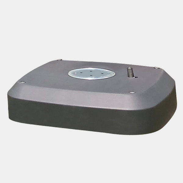 Sombrilla excentrica antiviento Mistral 3x3m & Base con ruedas Ponant