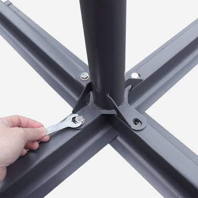 Base en cruz Fogony para sombrilla recta