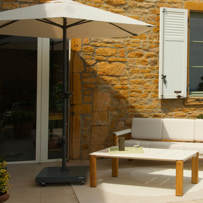 Base con ruedas Grécale para sombrilla recta